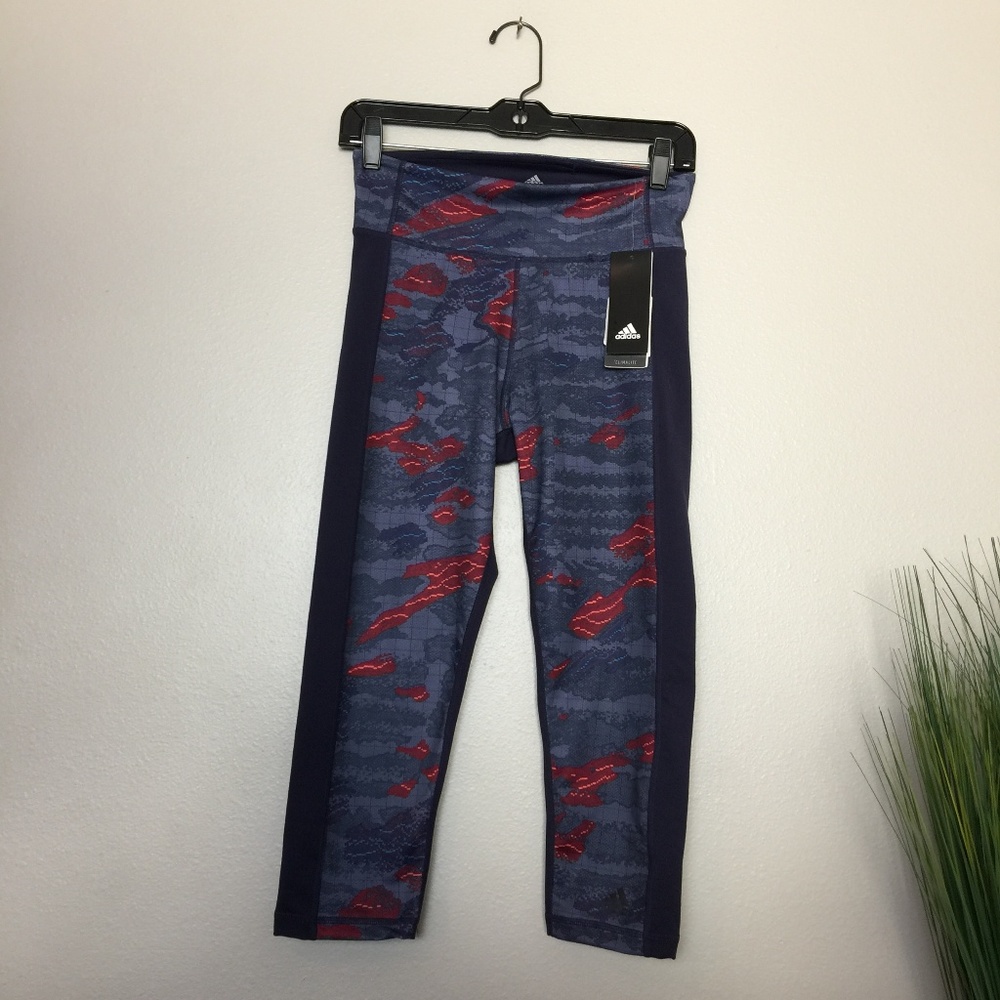 Adidas Climalite Printed Capri Legging Tights